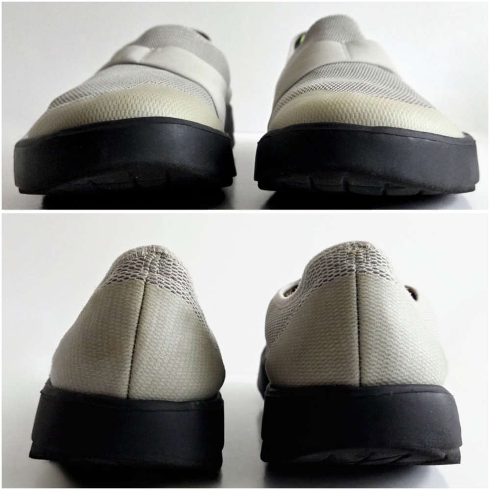OOFOS OOmg Low Slip-On Recovery Shoes, Gray & Black, Men's Size 11 - Picture 8 of 15